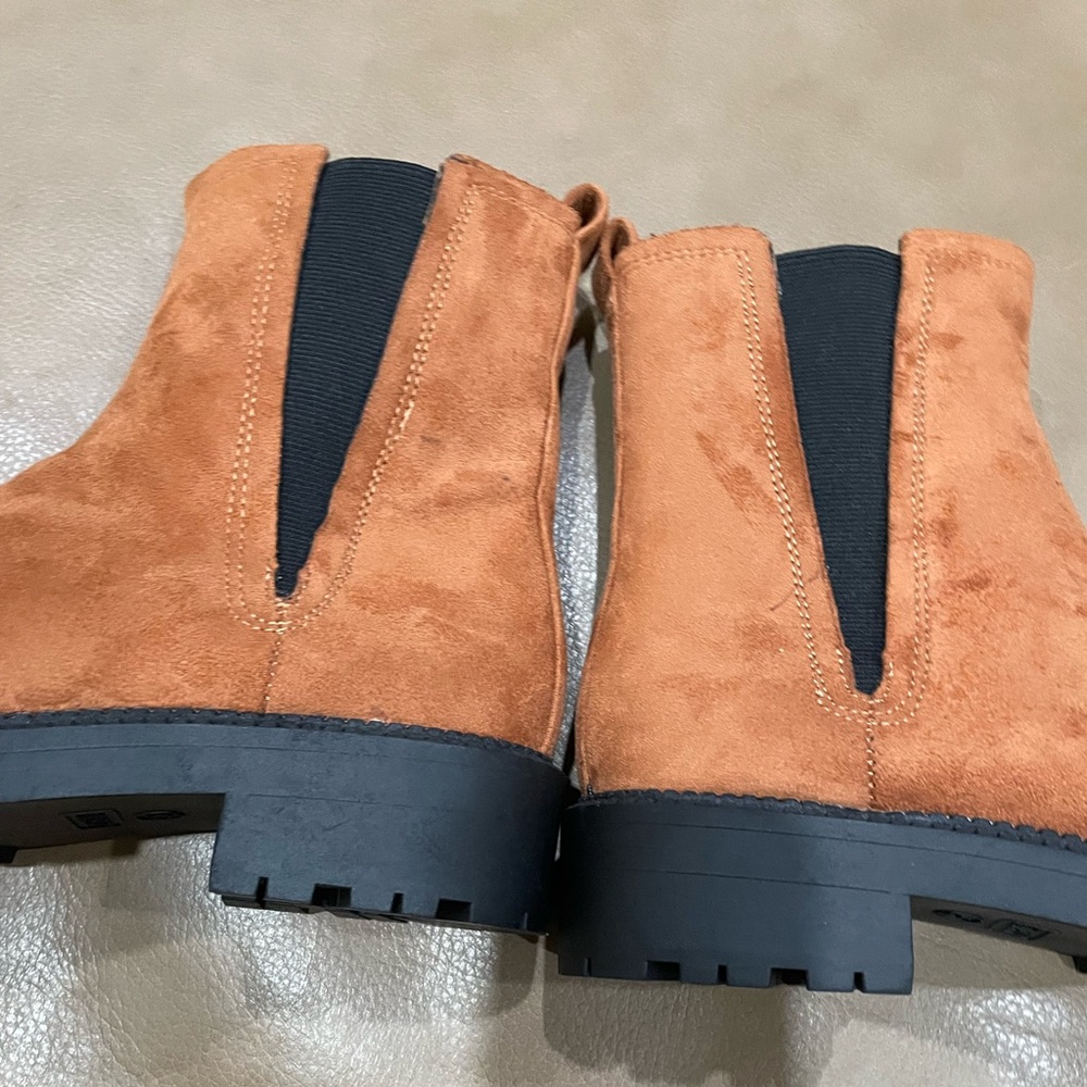 Velvet half boot